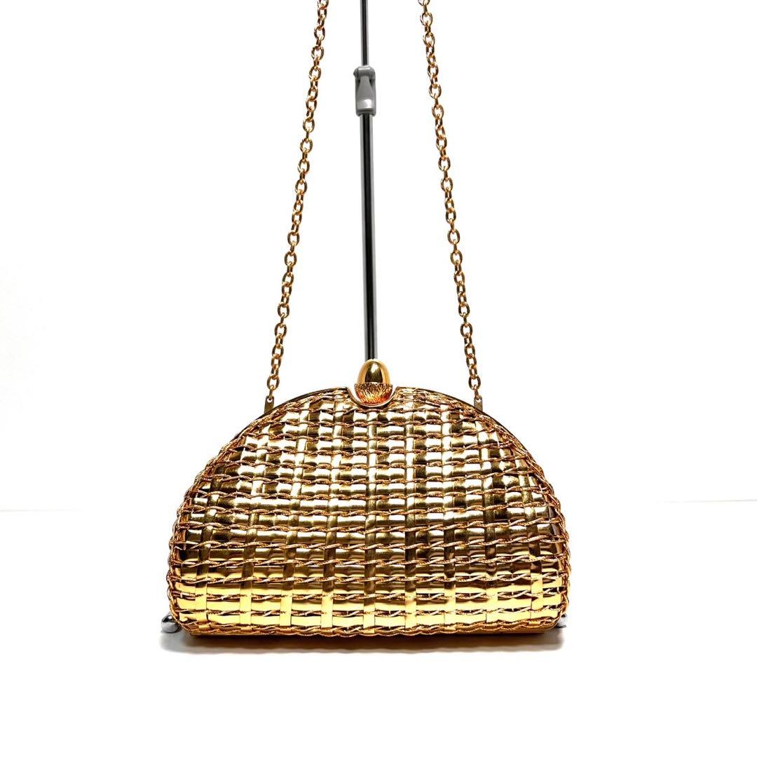 【美品】RODO ロド italy/ vintage/チェーンショルダー バッグ