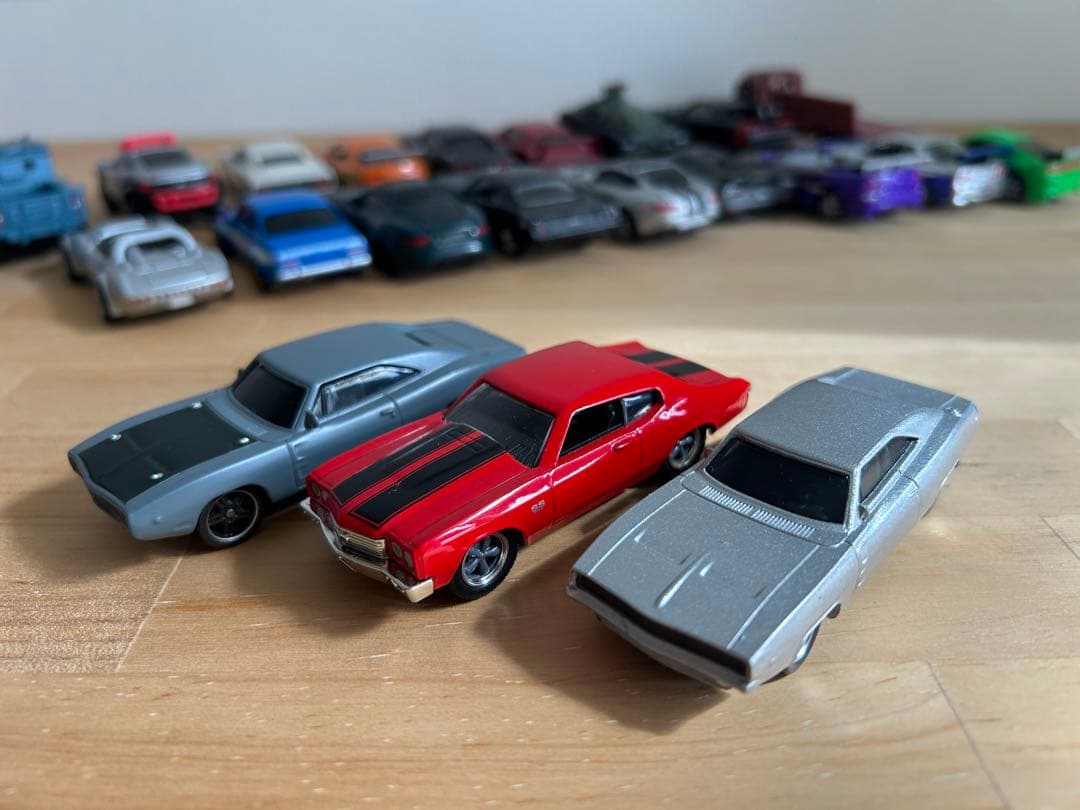 1/55 スケール ワイルドスピードシリーズ　ミニカー34台セット