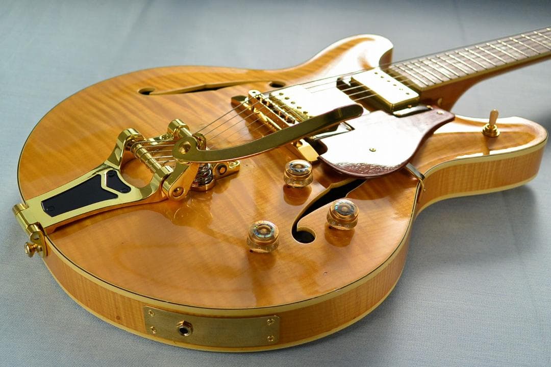 Yamaha SA-50 特製パーツ搭載 70年代製 フルホロー Bigsby