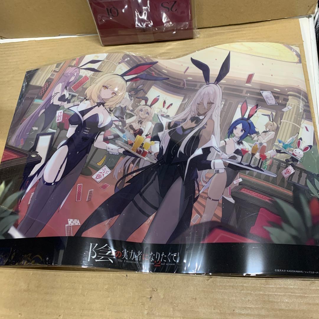 新品　陰の実力者になりたくて！2nd season 早期予約特典　クリアポスター