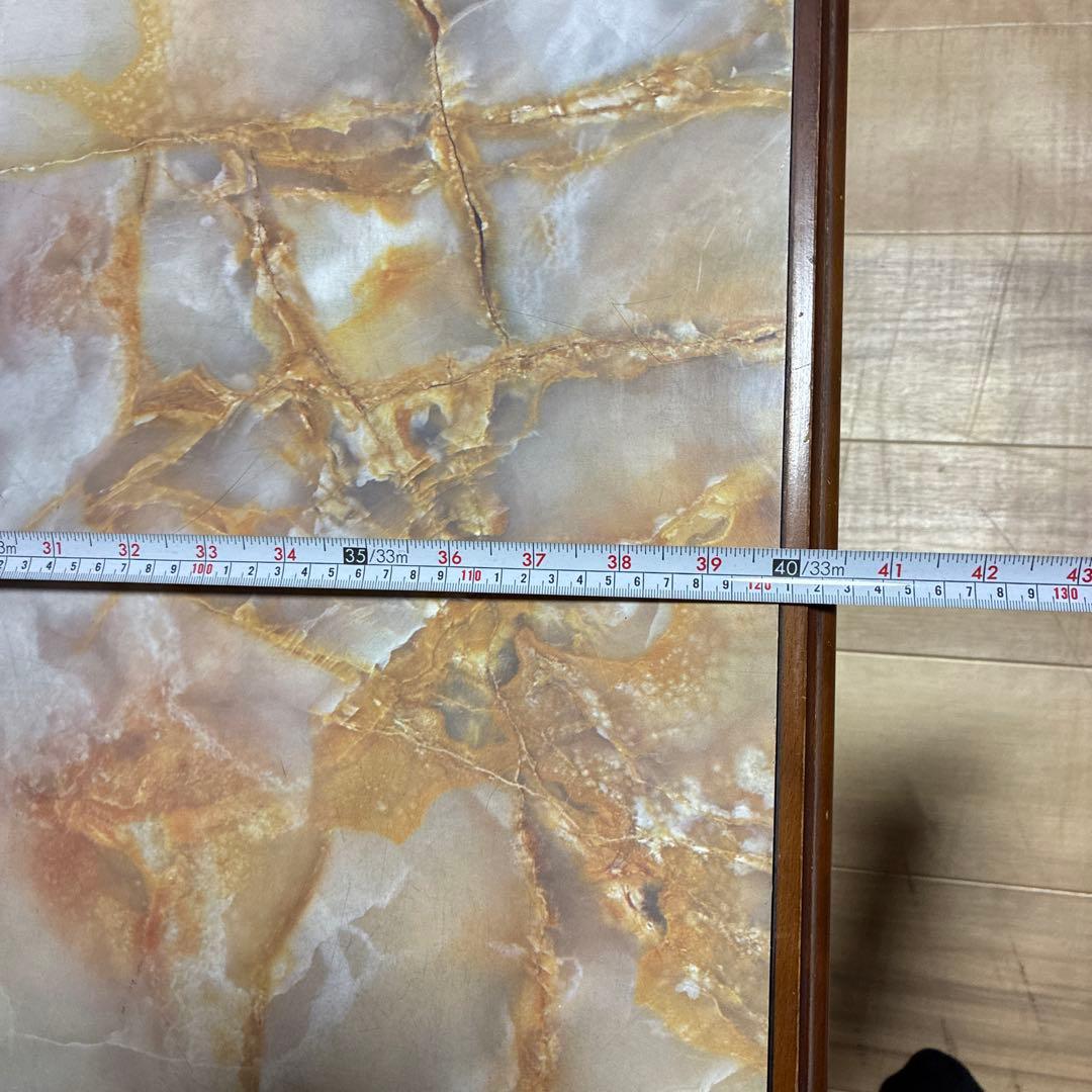 机　レトロ　大理石かは不明
