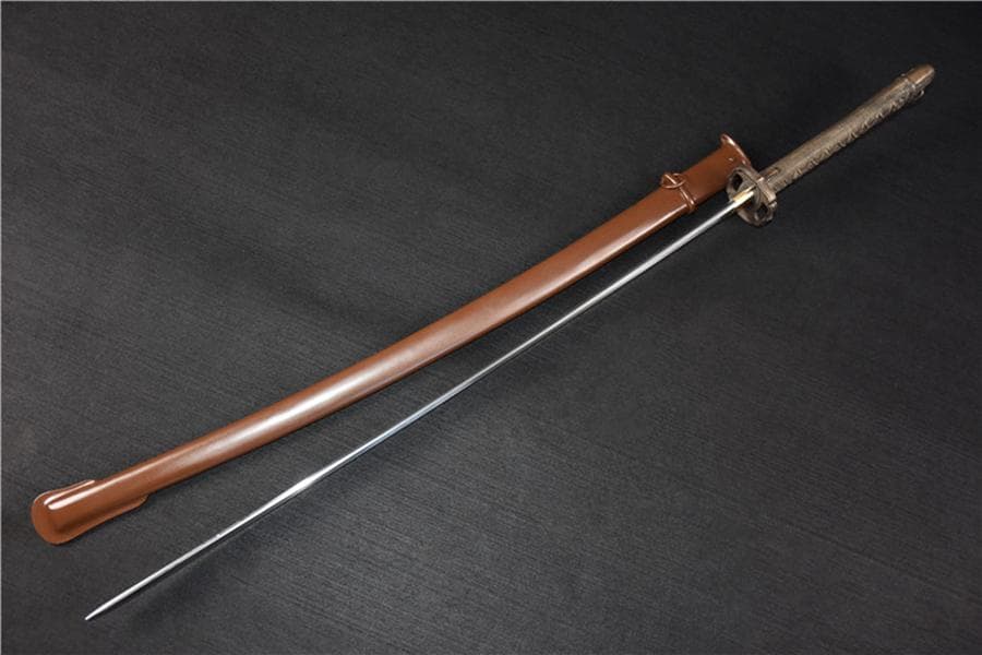 銅柄95軍刀 日本刀 模造刀 居合刀 武士道 武蔵 鑑賞用 手鍛造打