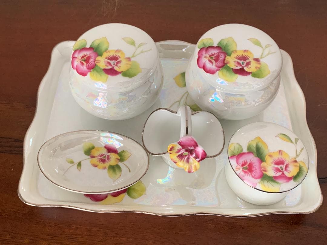 ✨特別価格✨オールドノリタケプチドレッシングセットビスクドール用アンティーク