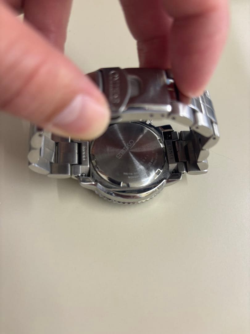 SEIKO クロノグラフ ブラックダイヤル 腕時計