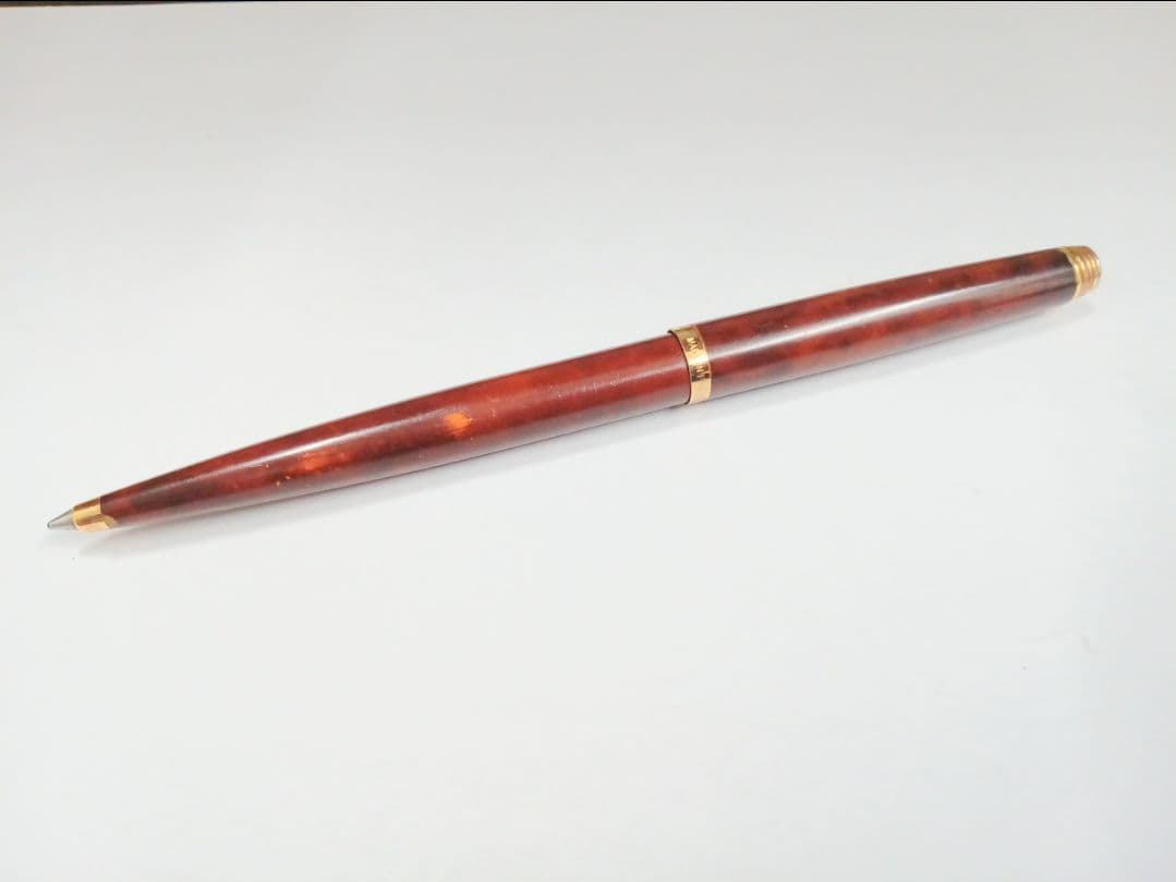 パーカー（Parker）ブラウンマーブル模様　万年筆とボールペンのセット