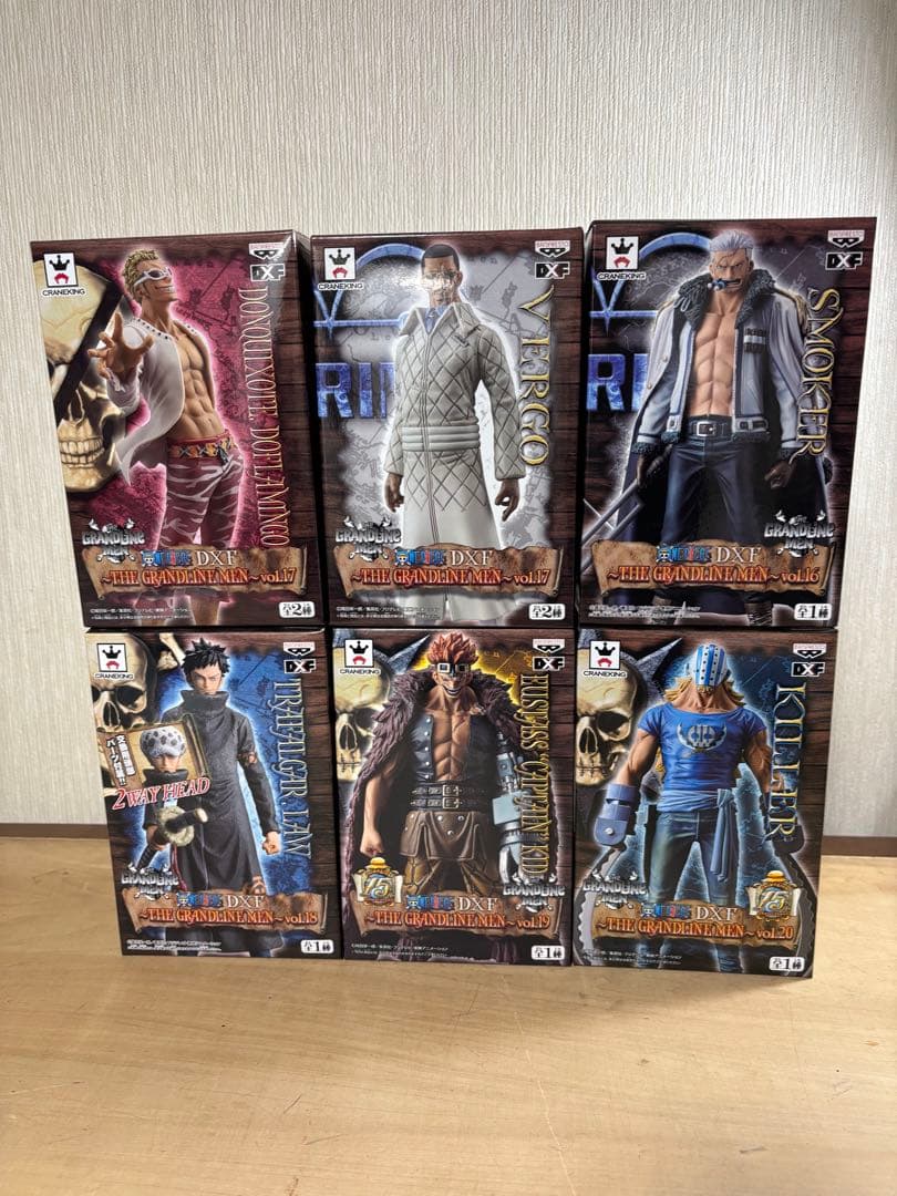 ワンピース Theグランドラインメンフィギュア 6体セット
