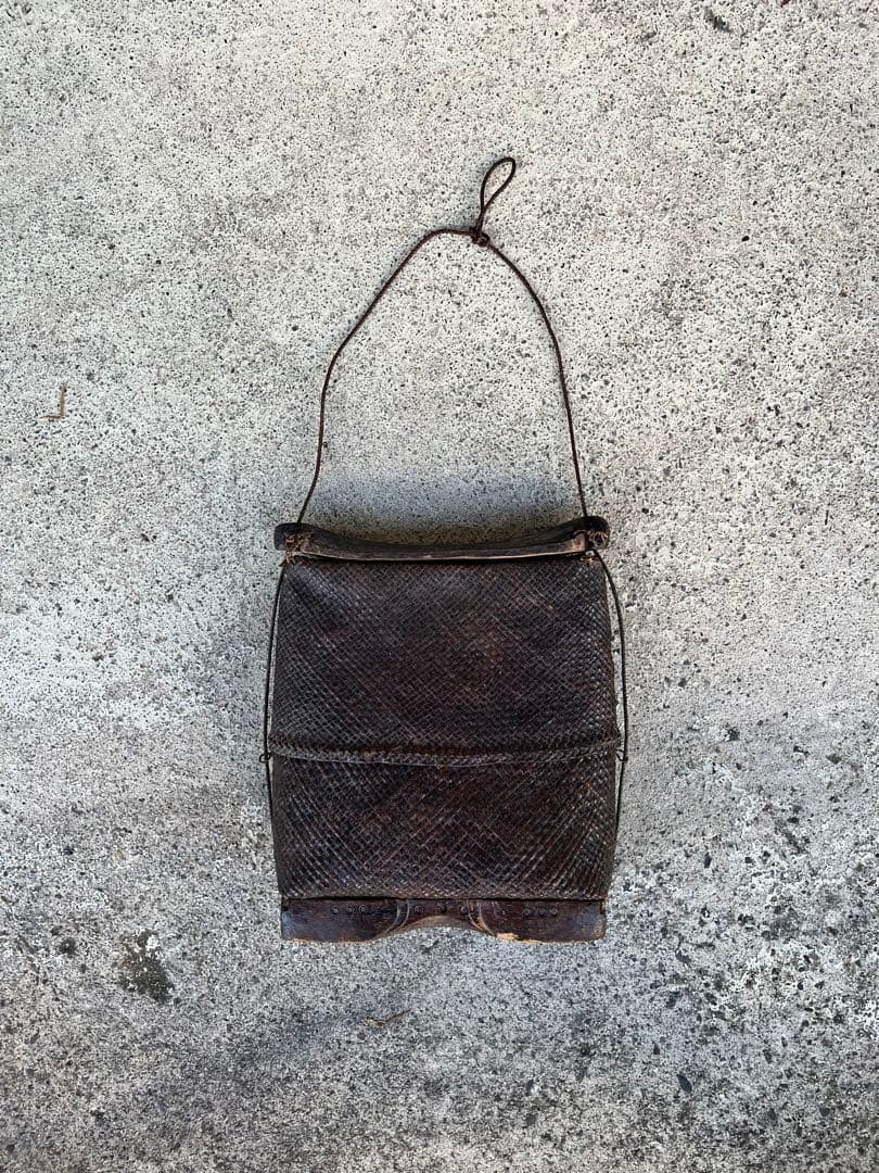 インドネシア フィリピン ルソン アジア バッグ 竹製 古道具 民藝 古民具 籠