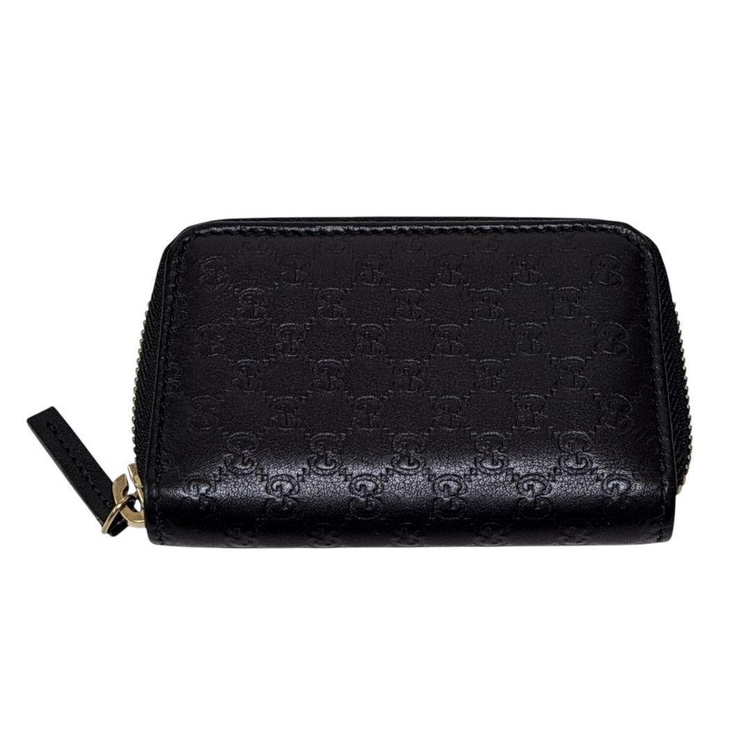 【美品】GUCCI グッチ 6連キーケース マイクログッチシマ 鍵 カード 黒