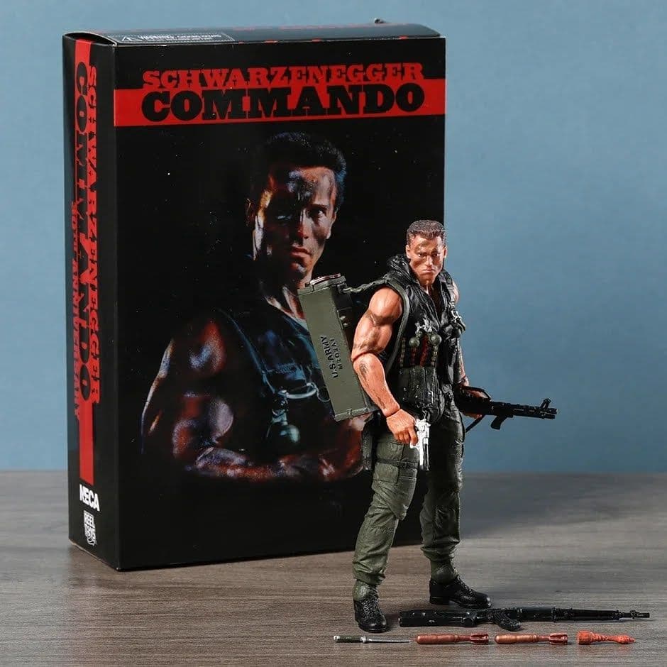 訳有特価★新品★コマンドー　フィギュア★30周年記念★シュワルツェネッガー★