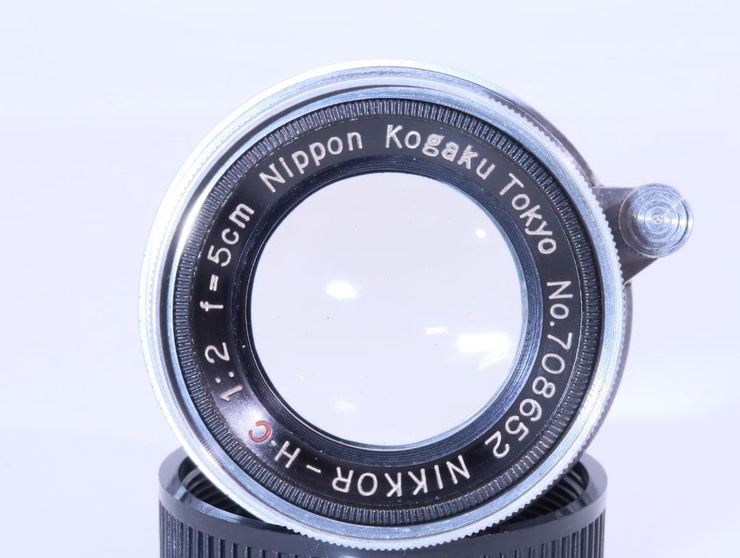 超希少 Nikkor H C 5cm F/2 沈胴式 初期シリアルL39レンズ