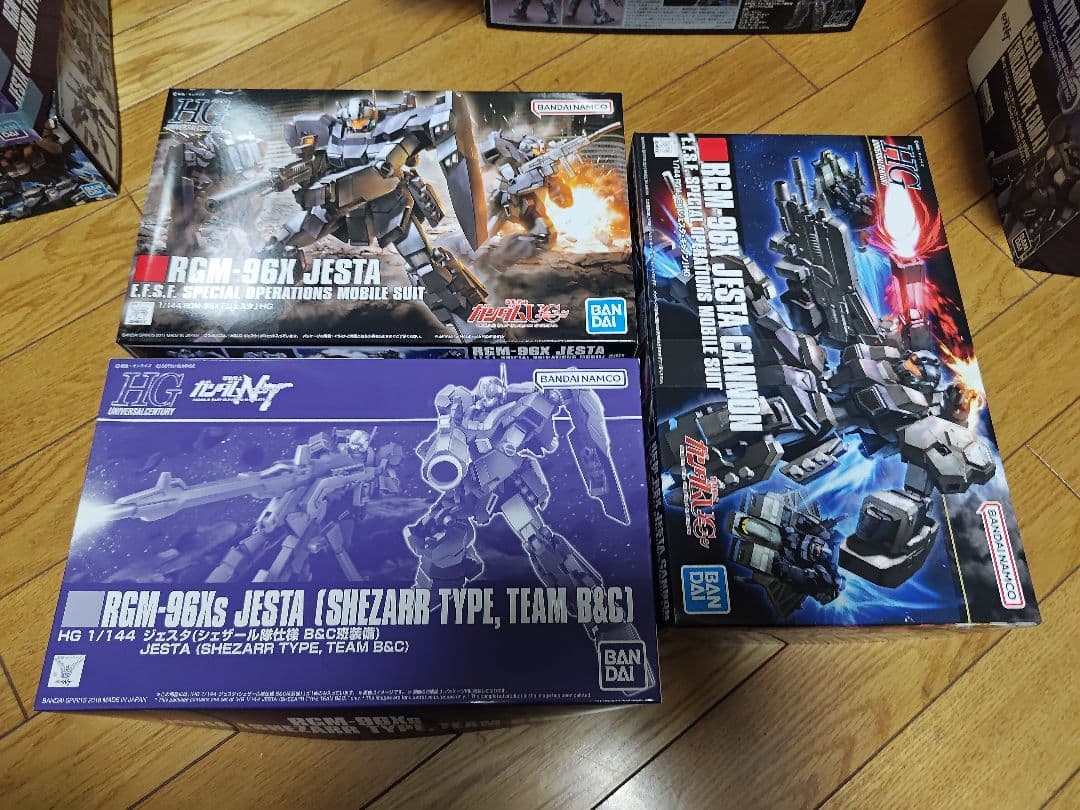 HG ジェスタ　（シェザール隊仕様 B&C班装備）　ジェスタキャノン