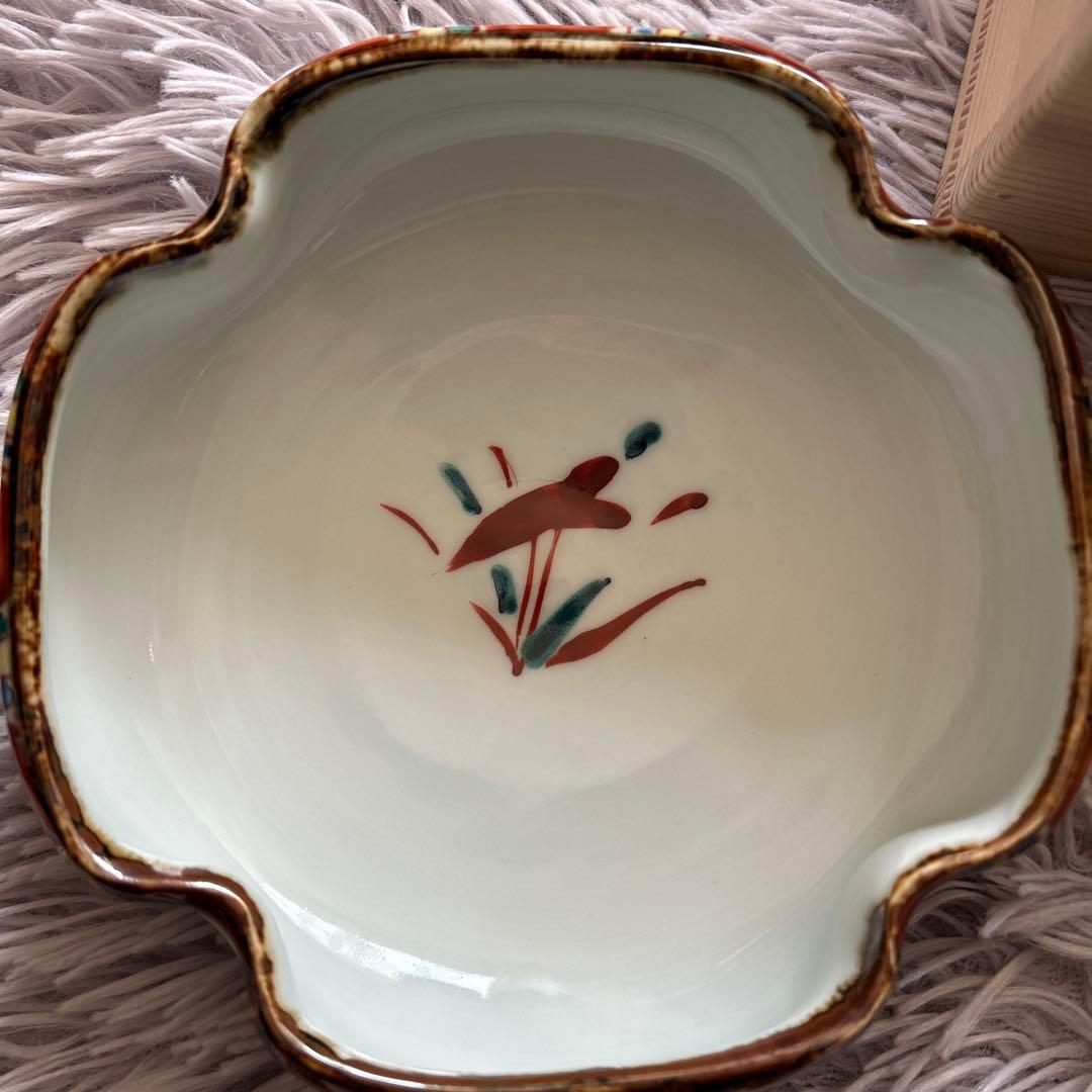 広永　赤絵　器