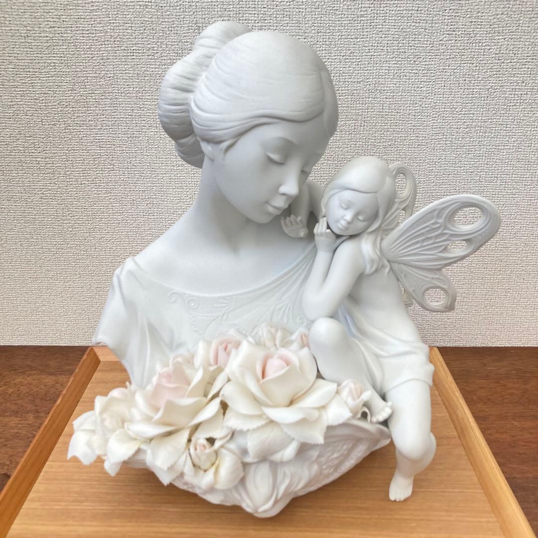 【LLADRO】美の輝き グレイスシリーズ バラ 妖精 フェアリー 置物