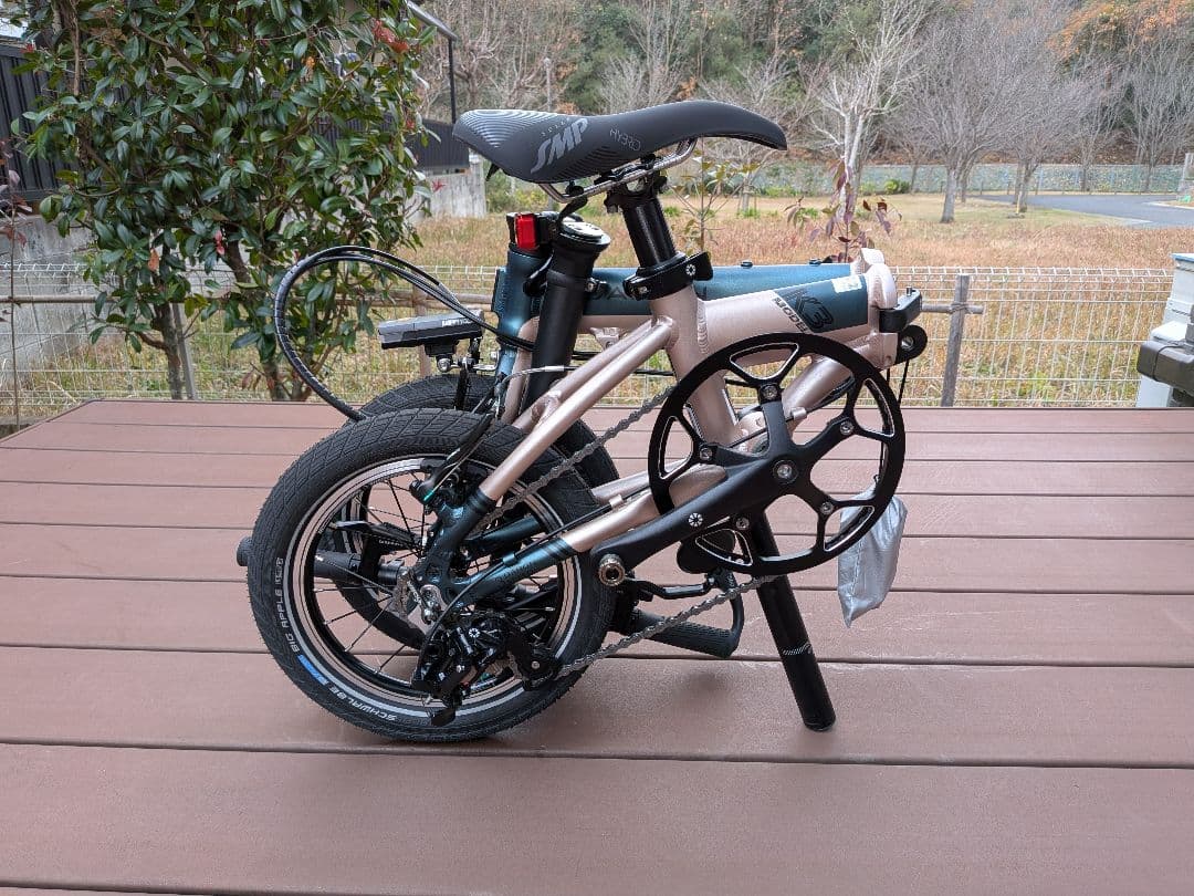 DAHON K3 カスタム ピーコックブルー
