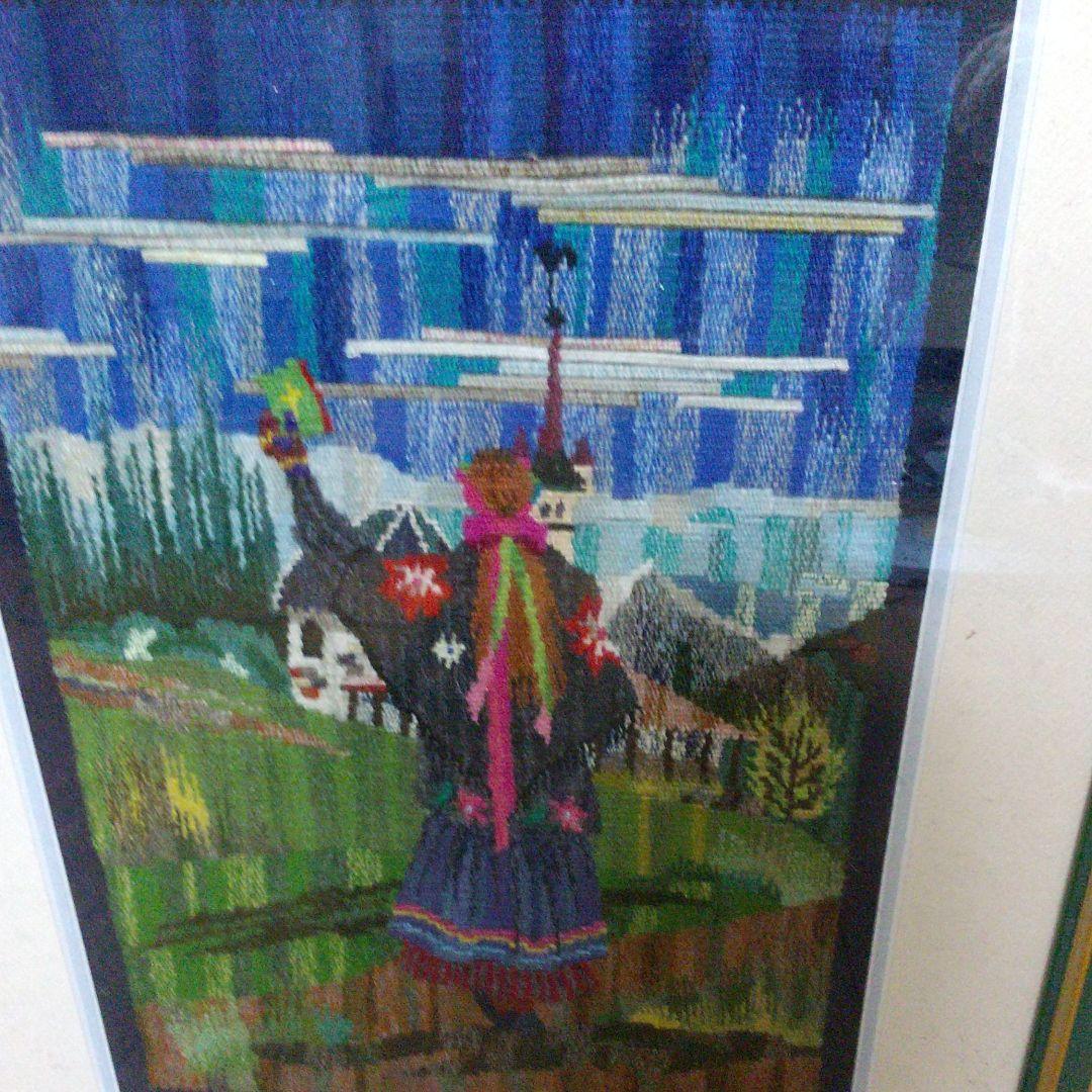手刺繍絵画
