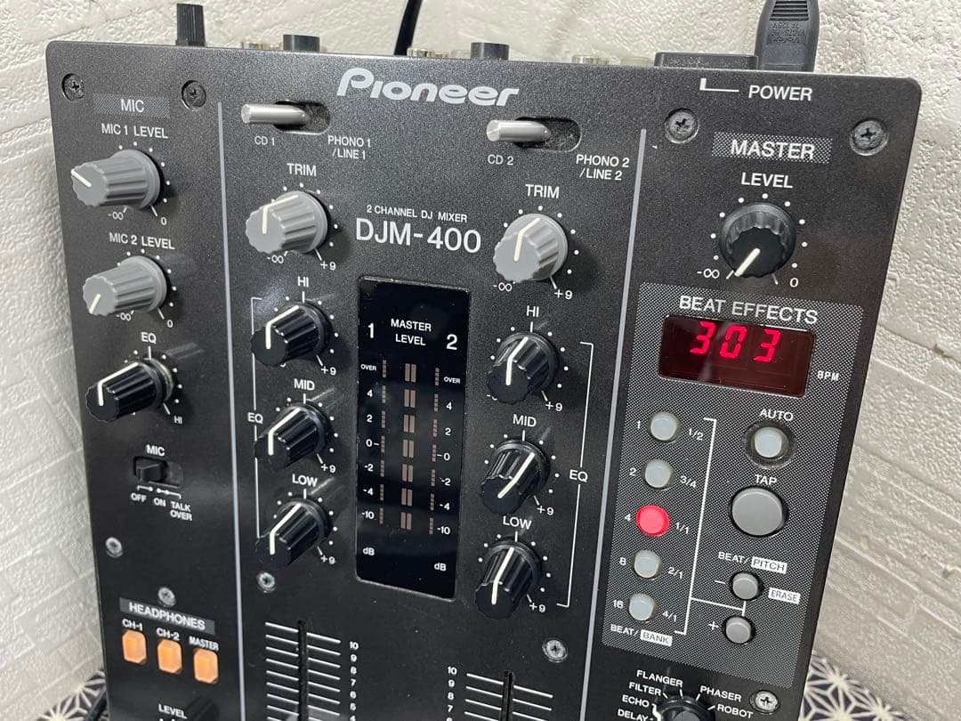 pioneer dj パイオニア　DJM-400 縦横フェーダー内部メンテナンス
