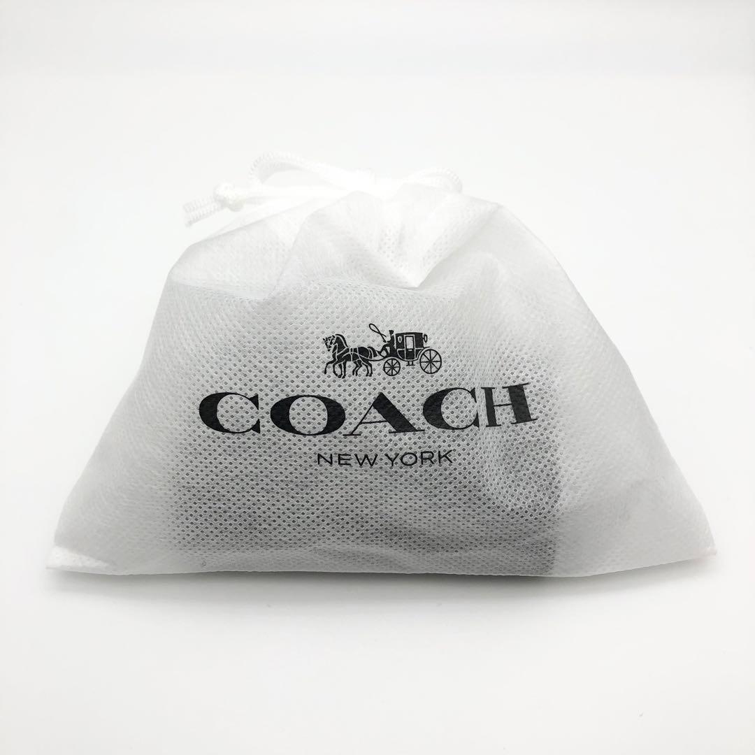 COACH ★大人気★ 5リング キーケース シグネチャー チャコール 新品