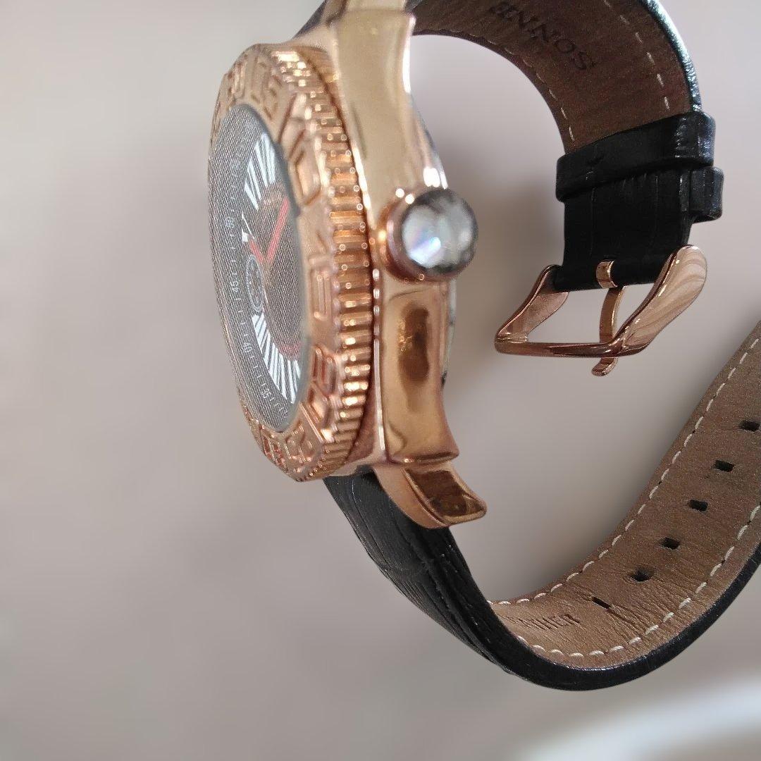 タティスJr品　腕時計メンズ　SONNEゴールド　since2000