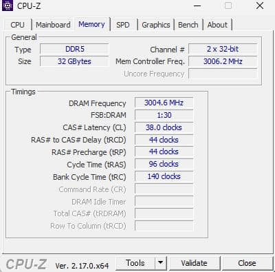 Corsair　Vengeance　DDR5　32GB　6000　メモリー