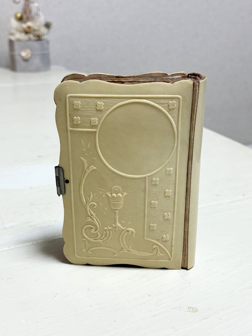 古書　フランス　ミセル　聖書　キリスト　マリア　フランスアンティーク