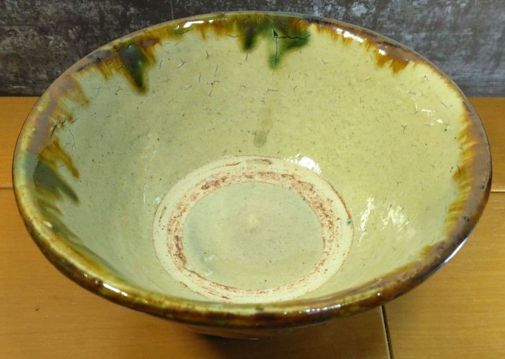 人間国宝 金城次郎 魚紋茶碗 栞 共箱 美品 壺屋焼 壷屋焼 やちむん 魚2匹