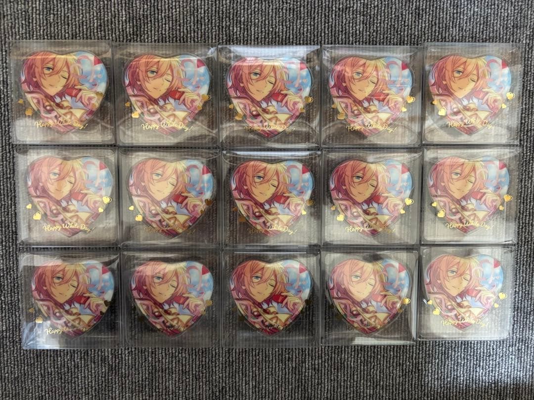 天祥院英智 ホワイトデー ハート缶バッジ