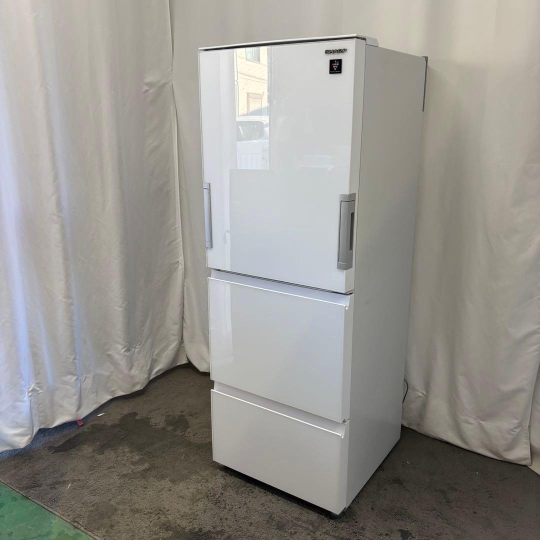 ★31　冷蔵庫　SHARP　大型　300-400ℓ　両開き　安い　設置無料　綺麗