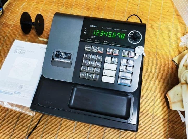カシオレジスター　SE-S30　人気機種　コンパクト　送料無料　632001