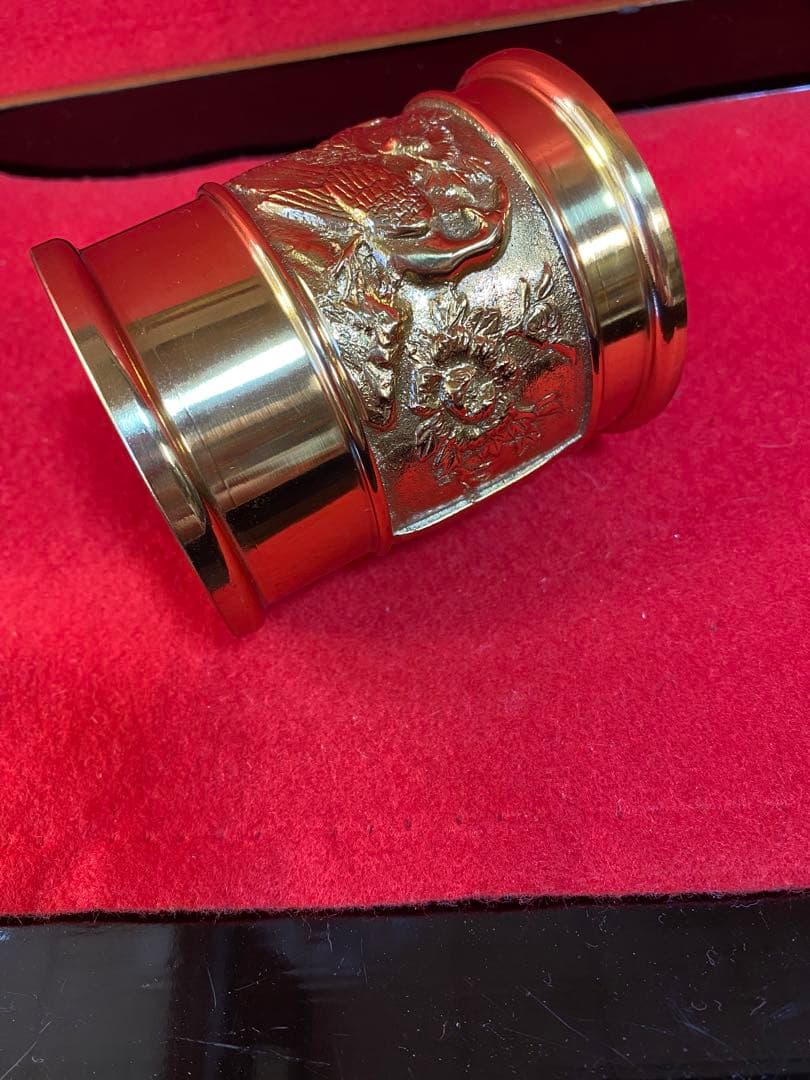 彫金彫　鉛筆立て