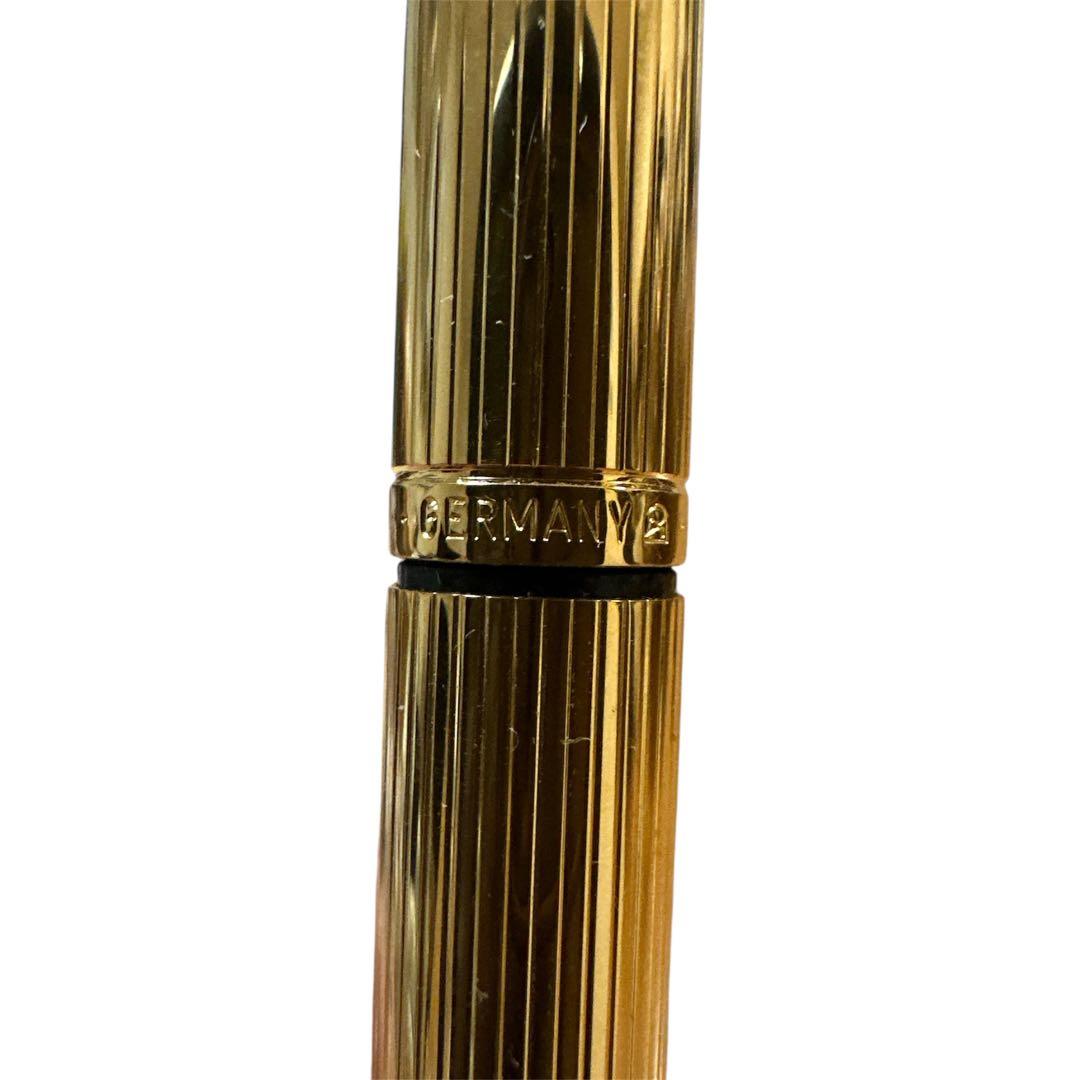 ダンヒル 万年筆 ゴールドプレート ペン先　14K 585 箱付き