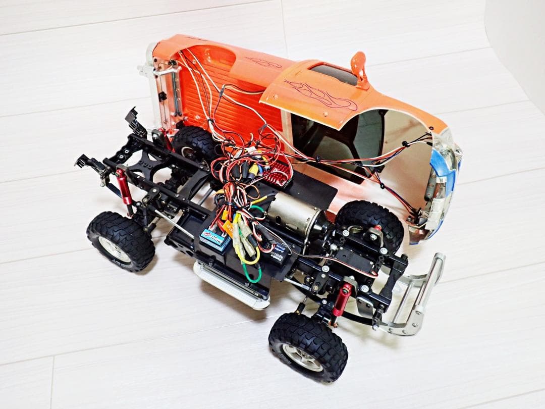 即走行可能 1/10 タミヤ フルセット フォード F-350 ハイリフト