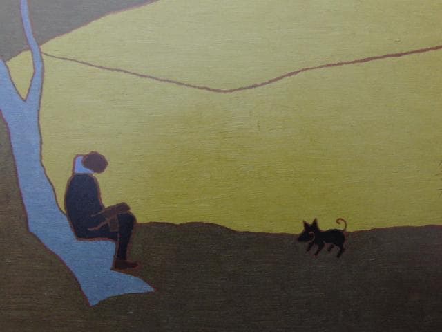 熊谷守一【きび畑】　 高級画集画、状態良好、新品高級額装付、絵画