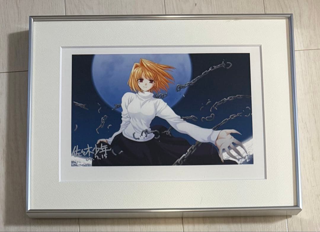 月姫　fate 複製原画　版画　サイン
