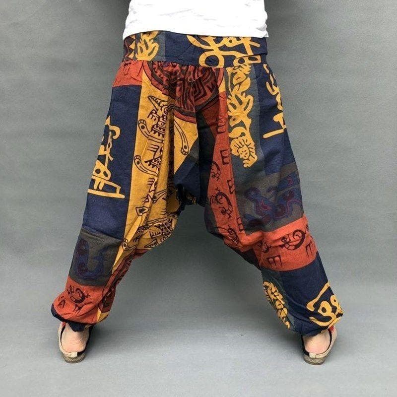 新品 サルエルパンツ アラジンパンツ フリーサイズで メンズレディース可