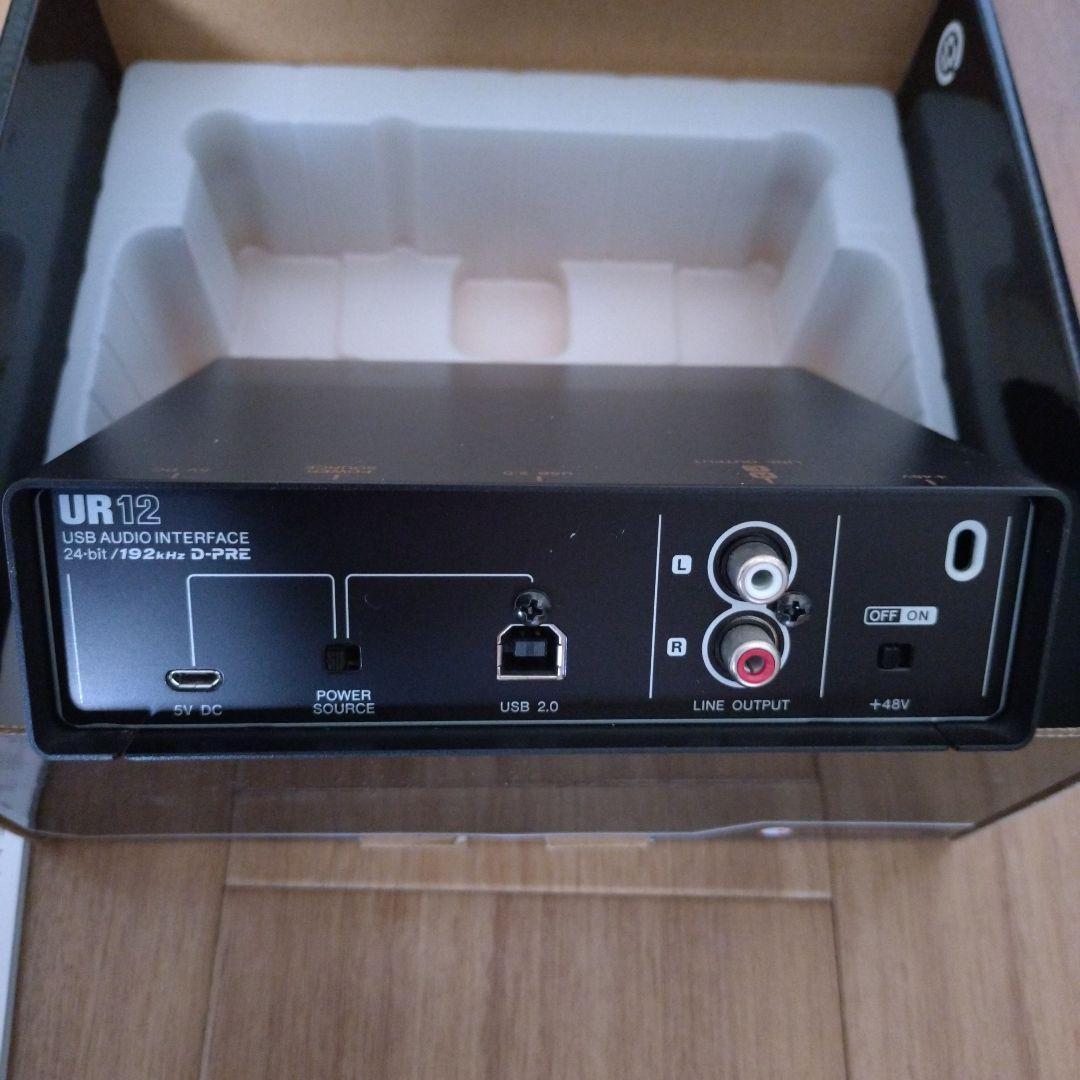 Steinberg UR12 オーディオインターフェース（使用回数2回）
