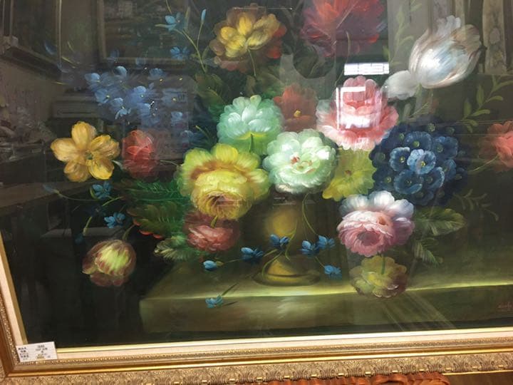 油絵　肉筆画(手描き) イタリア　ズーチエリ作品