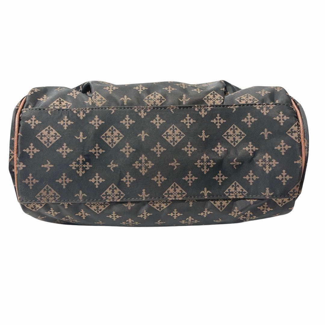 美品 ラシット 2way ショルダーバッグ モノグラム グレー