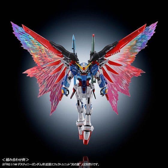 RG デスティニーガンダム チタニウムフィニッシュ+光の翼