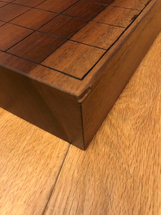【手作り/中古】将棋盤 ブビンガ材 一枚板 貴重材
