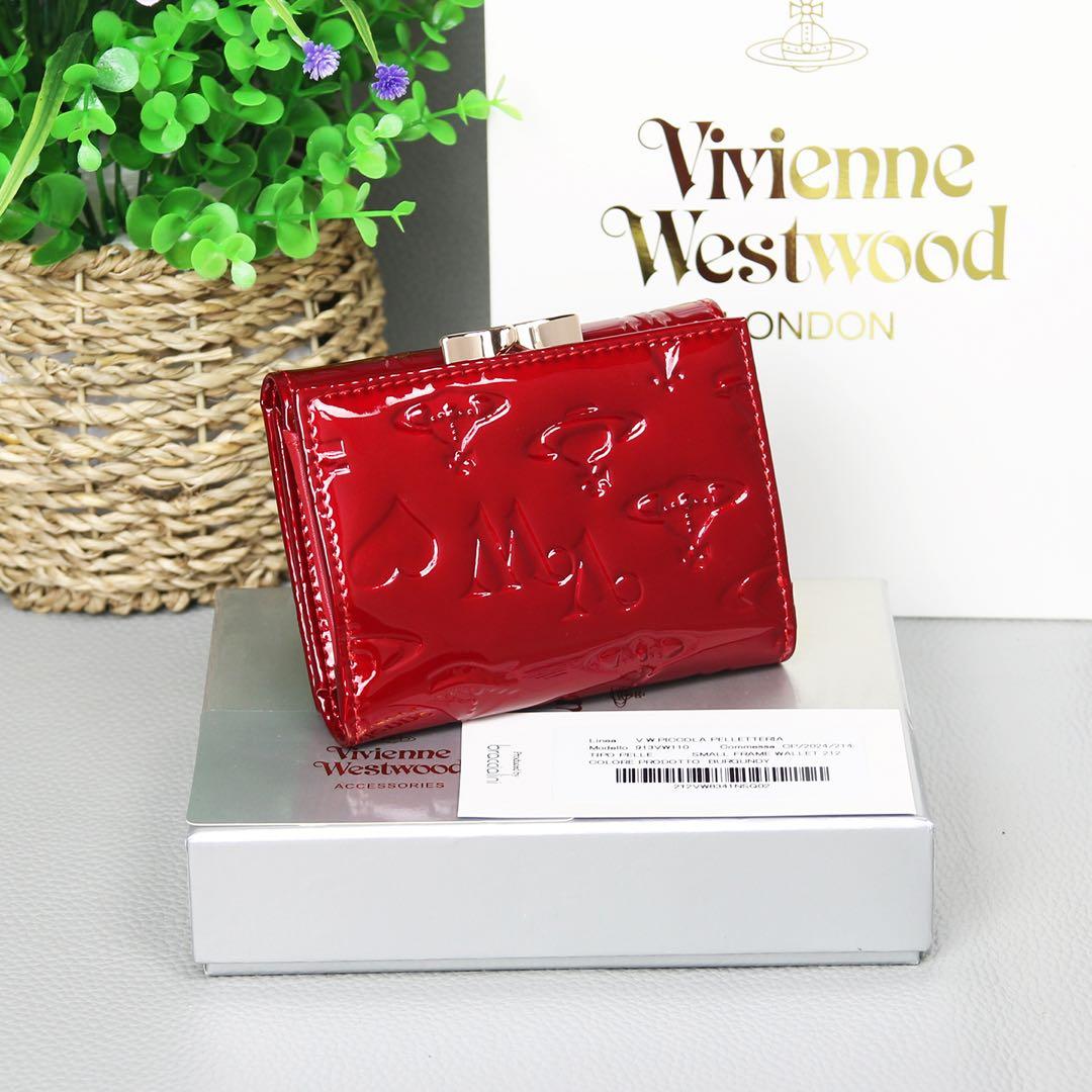 Vivienne Westwood ヴィヴィアン三つ折り財布 赤o 2