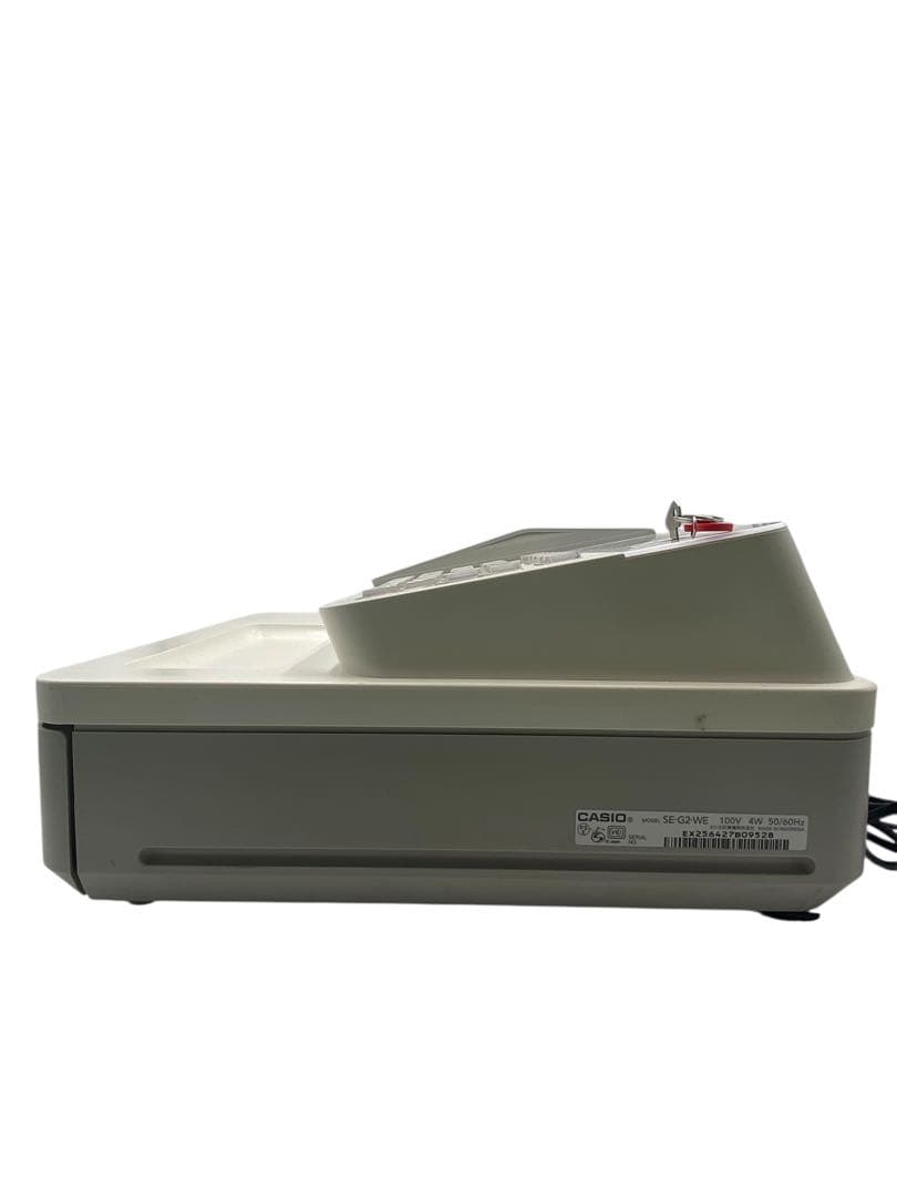 CASIO レジスター SE-G2-WE 100V 4W 50,60Hz共用