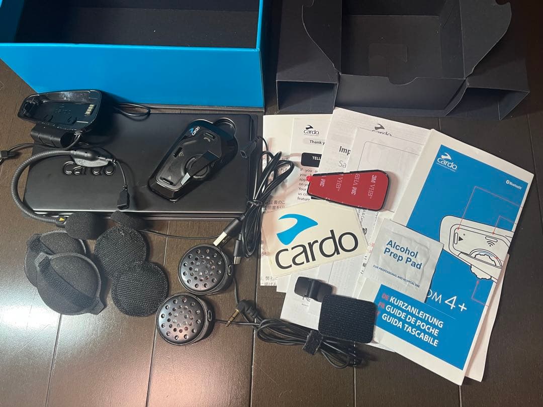Cardo 4+ Bluetoothインターコム　美品