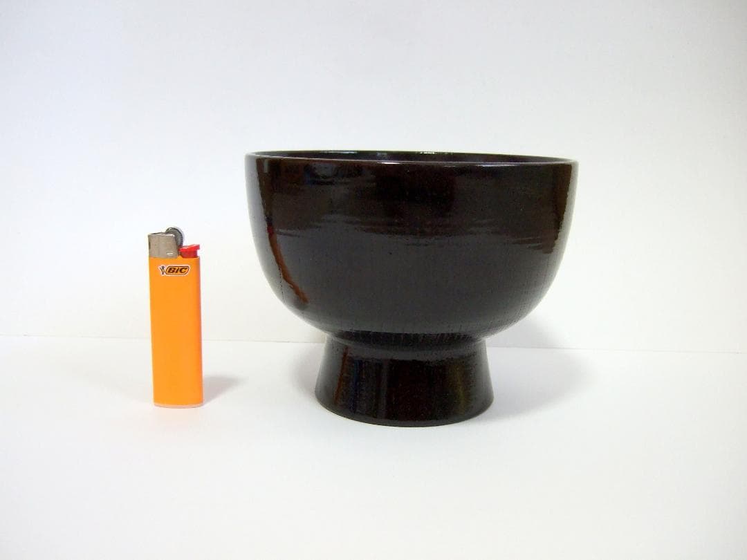 合鹿椀 黒漆 天然木 漆器 / 木製 漆塗 輪島塗