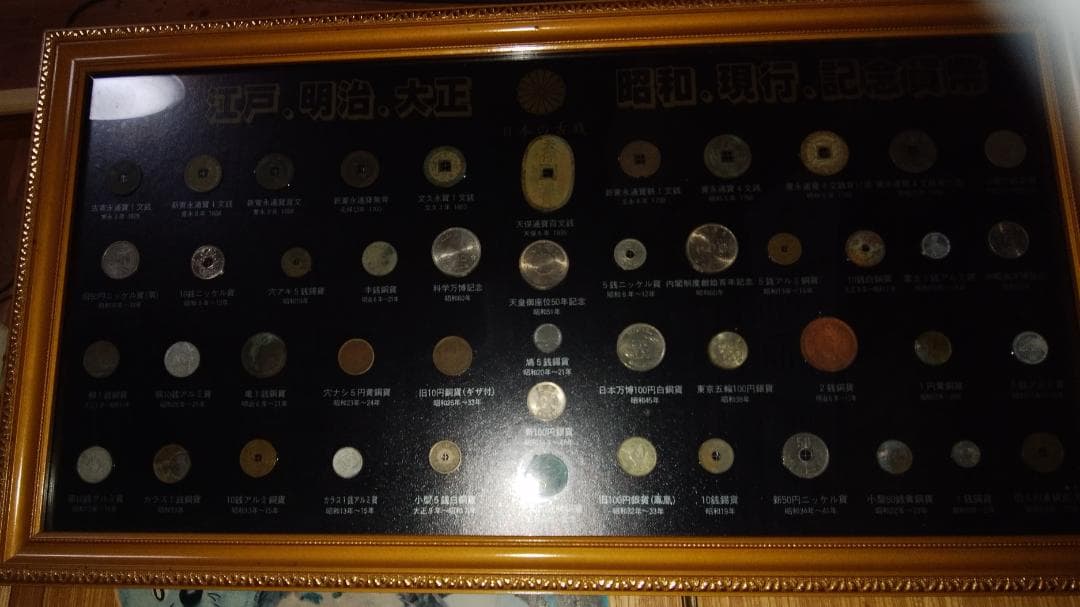額入り古貨幣