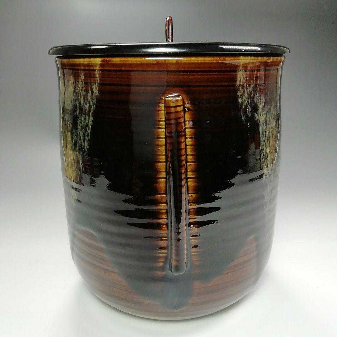 Ｓ２９０　水指　『高取写　水指』『青柳翠峰造』　共箱　茶道具