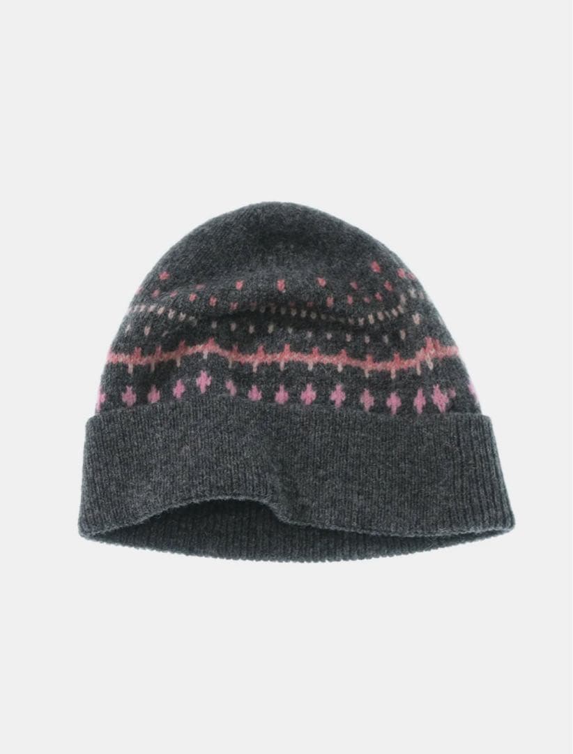 帽子 Our Legacy Gray Faux Isle Knit Beanie