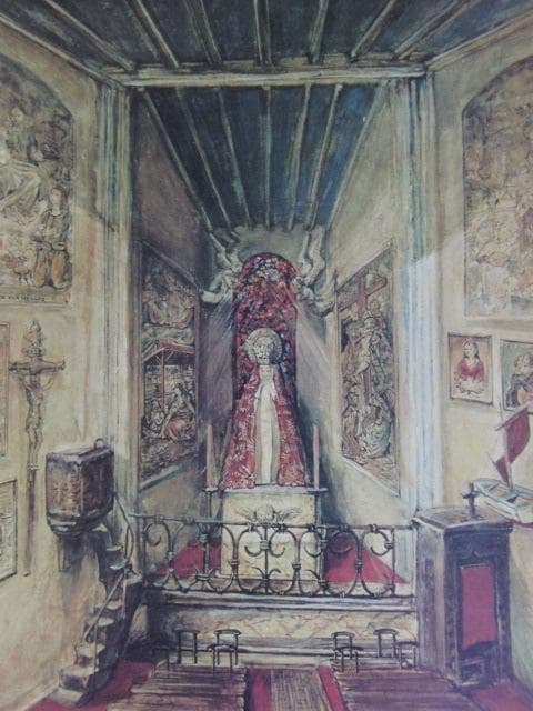 藤田嗣治、【 ノートルダム御堂】、希少な限定額装用画集画、新品高級額 額装付
