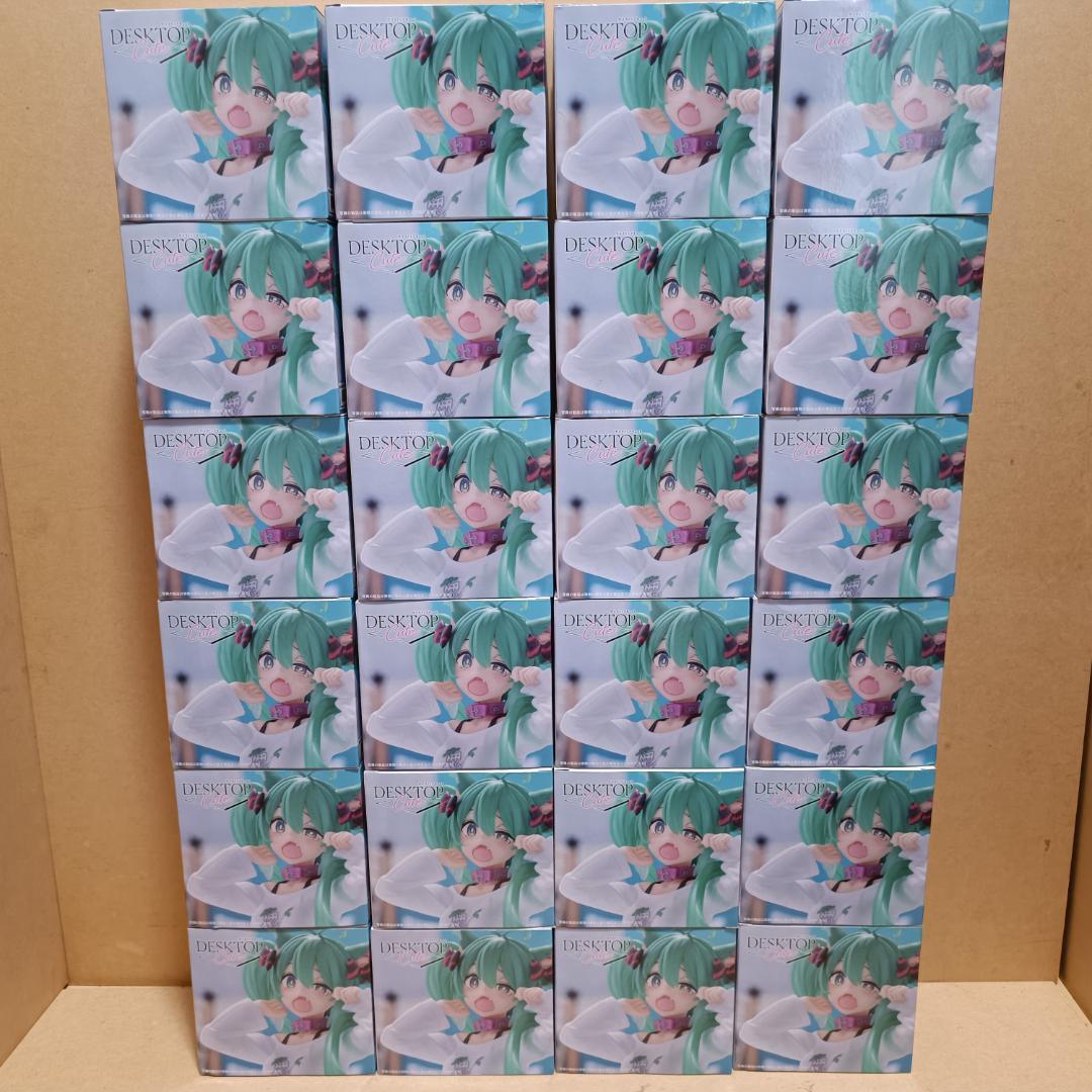 初音ミク Desktop cute フィギュア 猫耳Tシャツver 24体