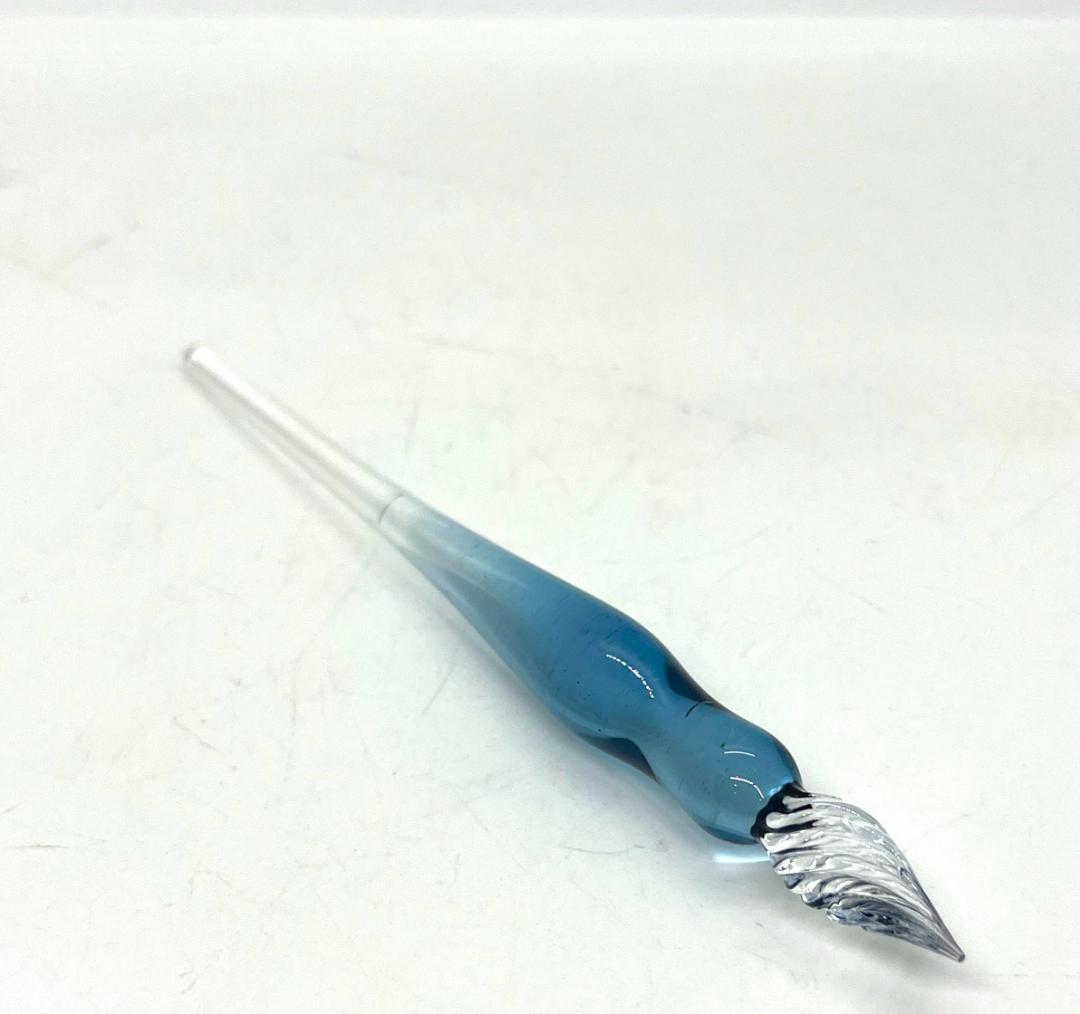 硝子工房Sayori ガラスペン 未使用品 専用箱付き ハンドメイド 文房具