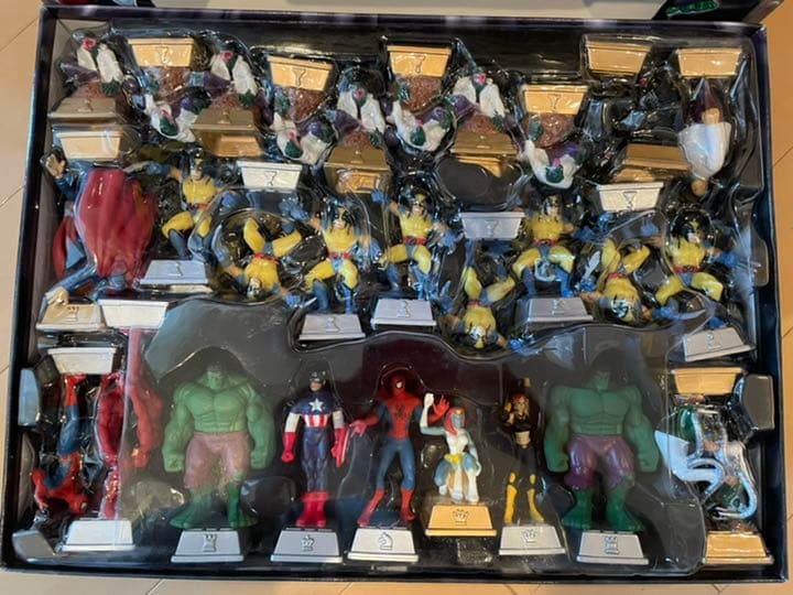 マーベル チェスセット　スパイダーマン 他